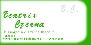 beatrix czerna business card